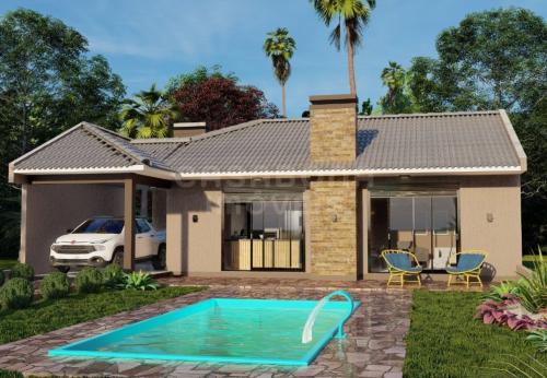 Casa com Piscina e Suíte no Bairro Vista Alegre em Arroio do Sal